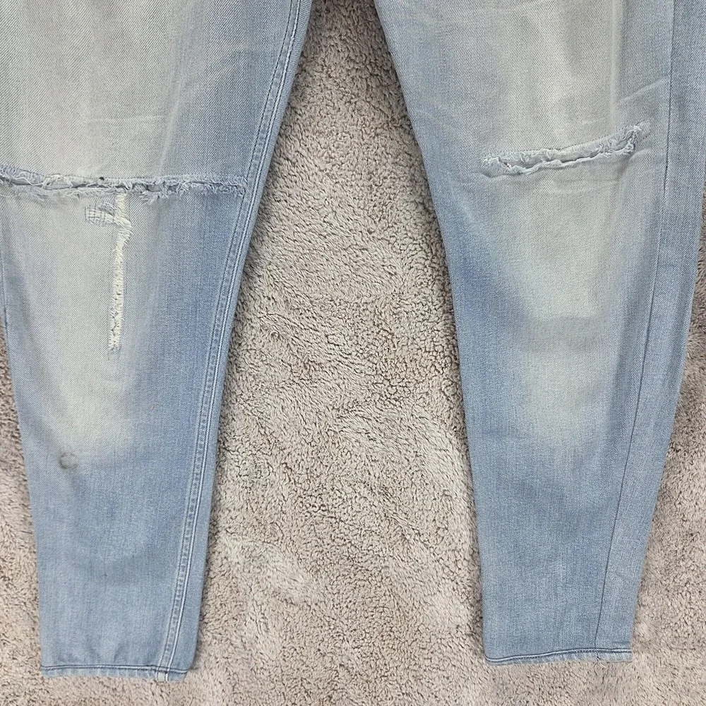 Diesel Jeans Mens 32x32 Blue Heeven Slim Tapered Made in Italy Altered Hem 0R8WD